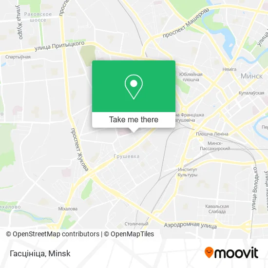 Гасцініца map