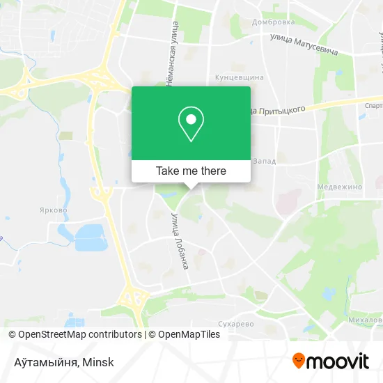 Аўтамыйня map