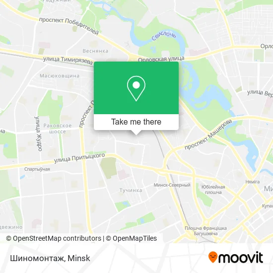 Шиномонтаж map