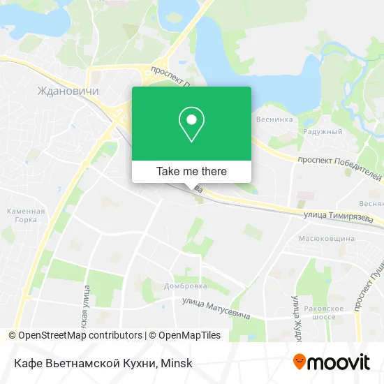 Кафе Вьетнамской Кухни map