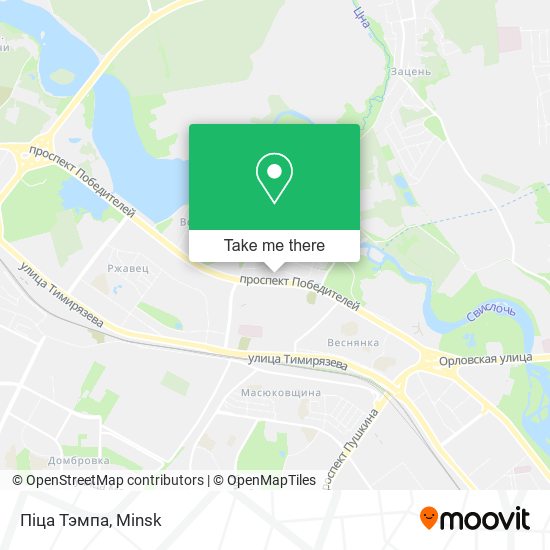 Піца Тэмпа map