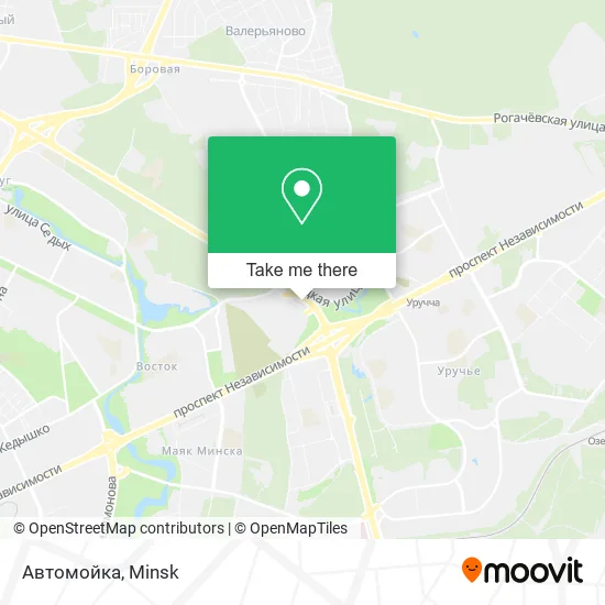 Автомойка map