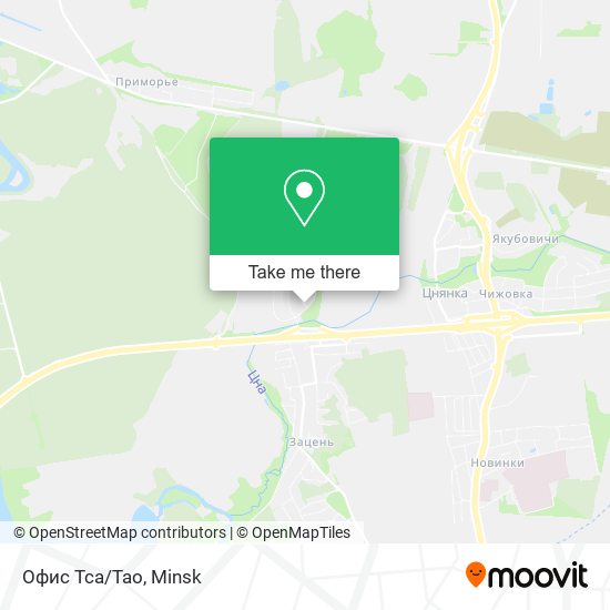 Офис Tca/Тао map