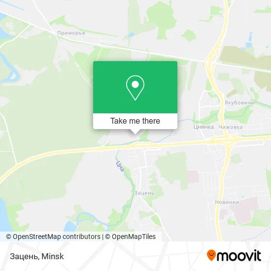 Зацень map