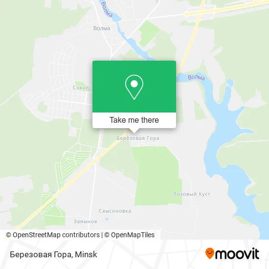 Березовая Гора map