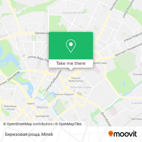 Березовая роща map