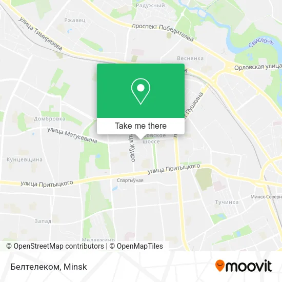 Белтелеком map