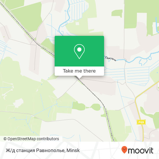 Ж/д станция Равнополье map