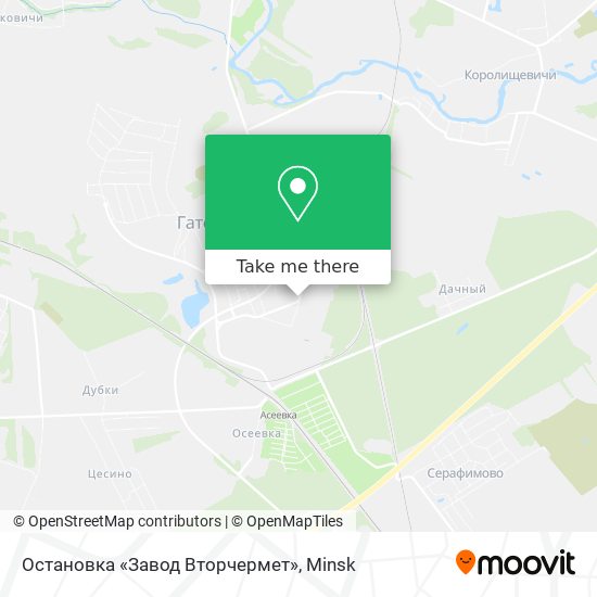 Остановка «Завод Вторчермет» map