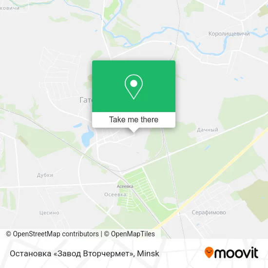 Остановка «Завод Вторчермет» map
