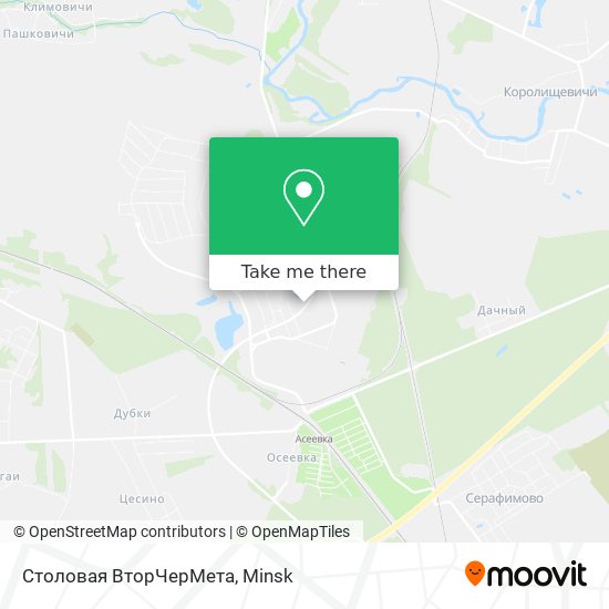 Столовая ВторЧерМета map