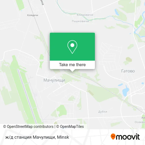 ж/д станция Мачулищи map