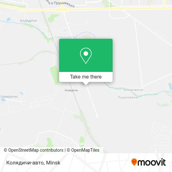 Колядичи-авто map