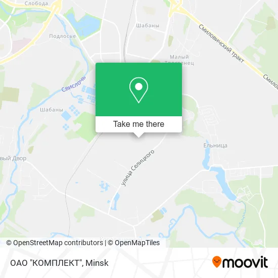 ОАО "КОМПЛЕКТ" map
