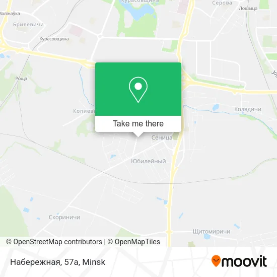 Набережная, 57а map