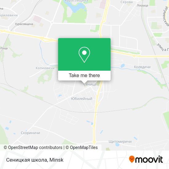 Сеницкая школа map
