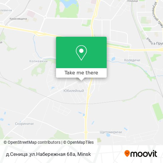 д.Сеница ,ул.Набережная 68а map