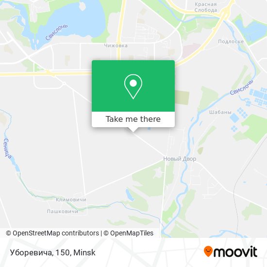 Уборевича, 150 map
