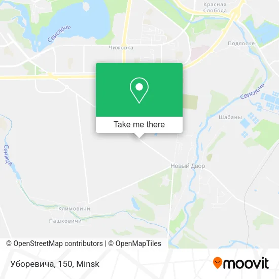 Уборевича, 150 map