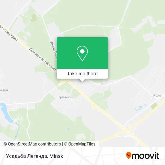 Усадьба Легенда map