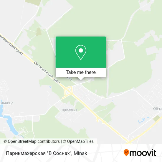 Парикмахерская "В Соснах" map