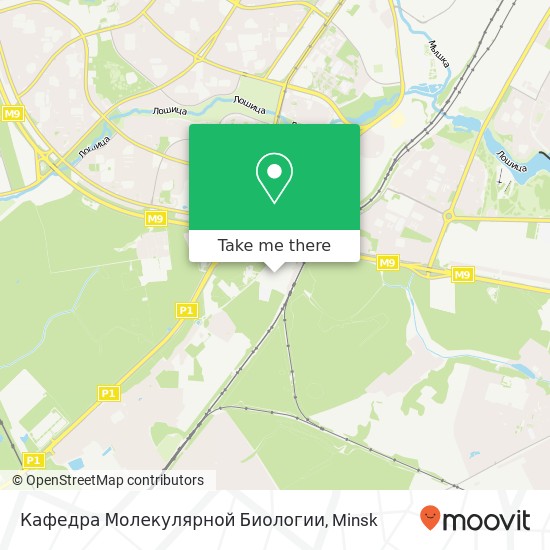 Кафедра Молекулярной Биологии map