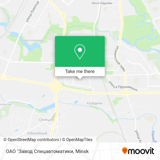 ОАО "Завод Спецавтоматики map