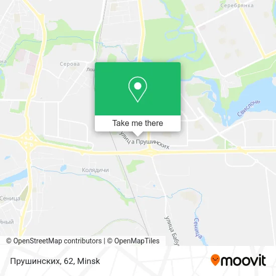 Прушинских, 62 map