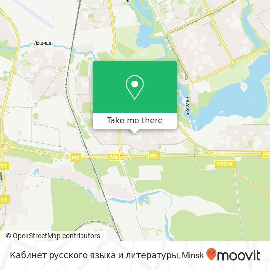 Кабинет русского языка и литературы map