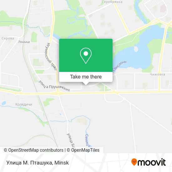 Улица М. Пташука map
