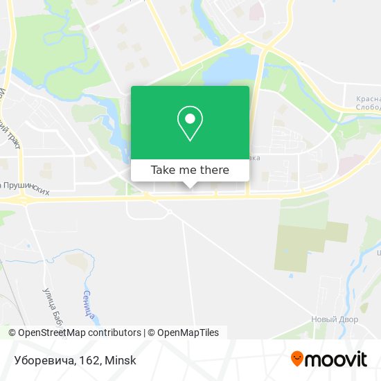 Уборевича, 162 map