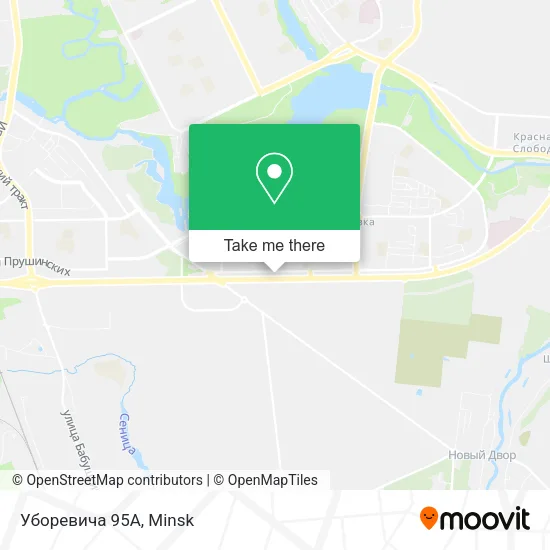 Уборевича 95А map