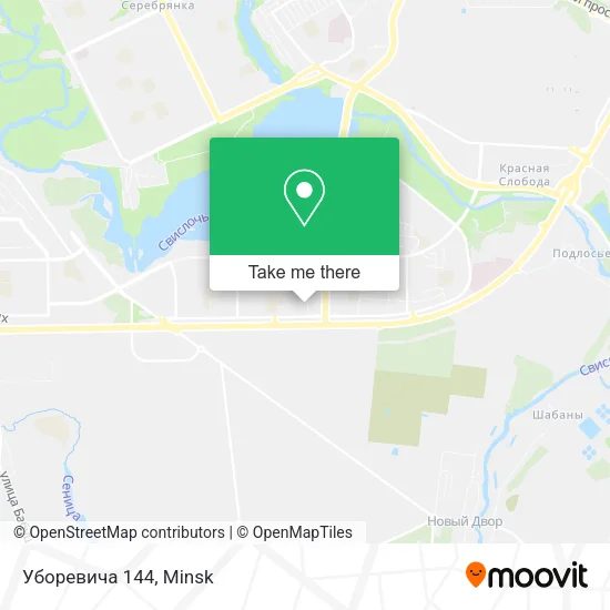 Уборевича 144 map