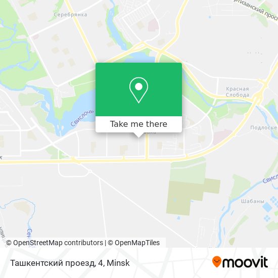 Ташкентский проезд, 4 map