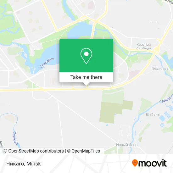 Чикаго map