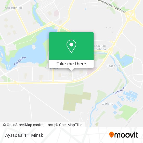 Ауэзова, 11 map