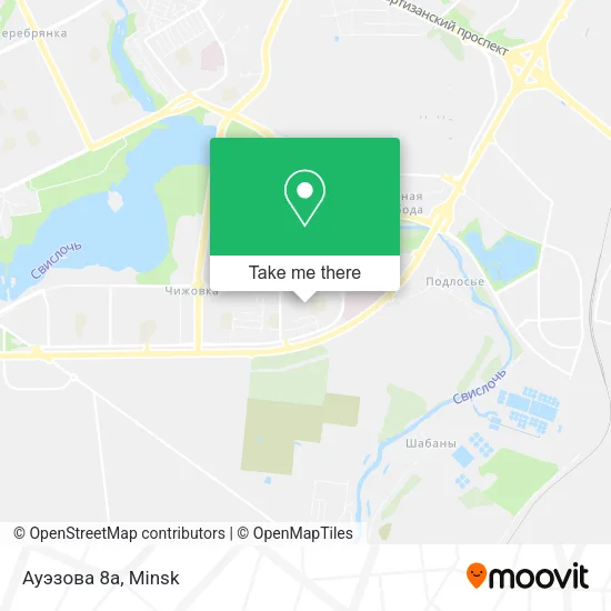 Ауэзова 8а map