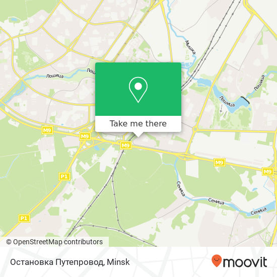 Остановка Путепровод map