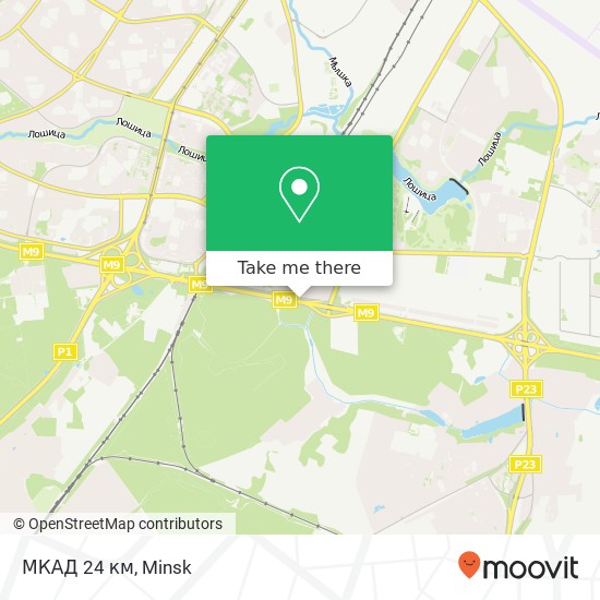 МКАД 24 км map