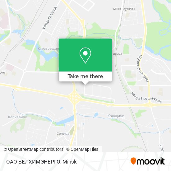 ОАО БЕЛХИМЭНЕРГО map