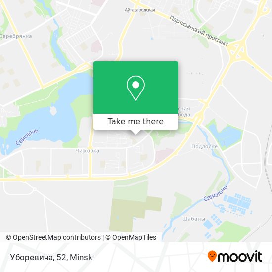 Уборевича, 52 map