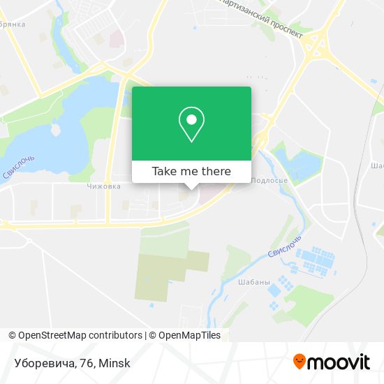 Уборевича, 76 map