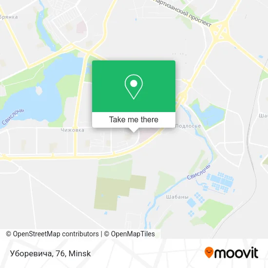 Уборевича, 76 map