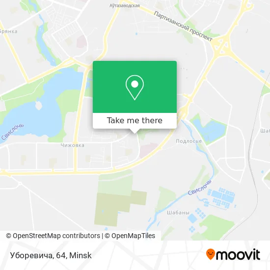 Уборевича, 64 map