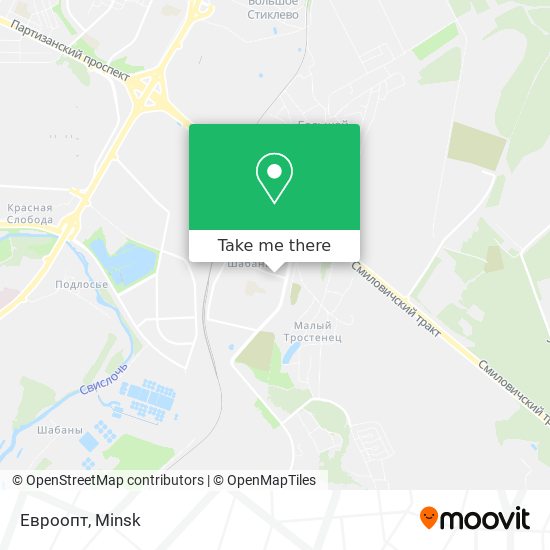 Евроопт map