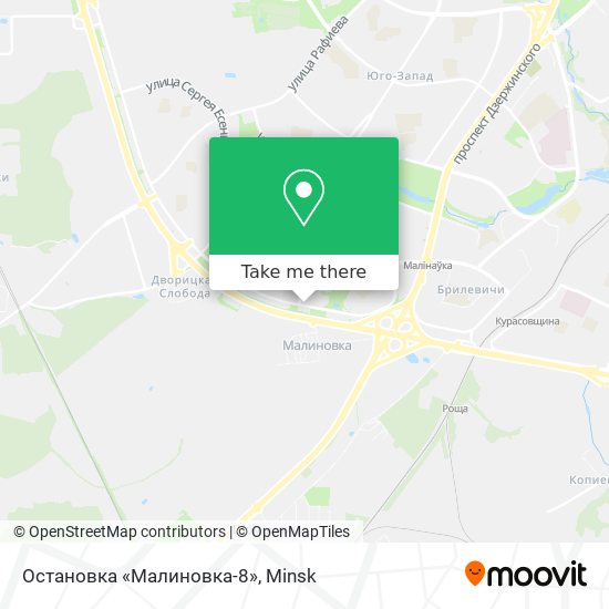 Остановка «Малиновка-8» map