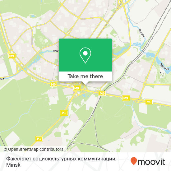 Факультет социокультурных коммуникаций map