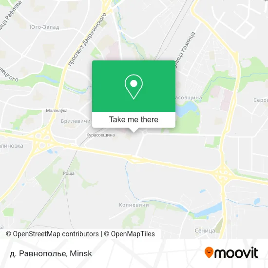 д. Равнополье map