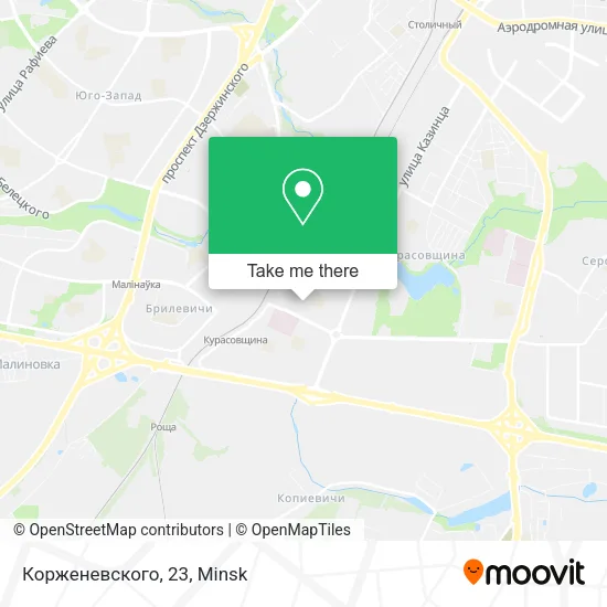 Корженевского, 23 map