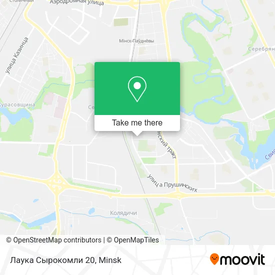Лаука Сырокомли 20 map